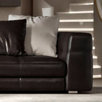 Blazer Black Leather Sofa