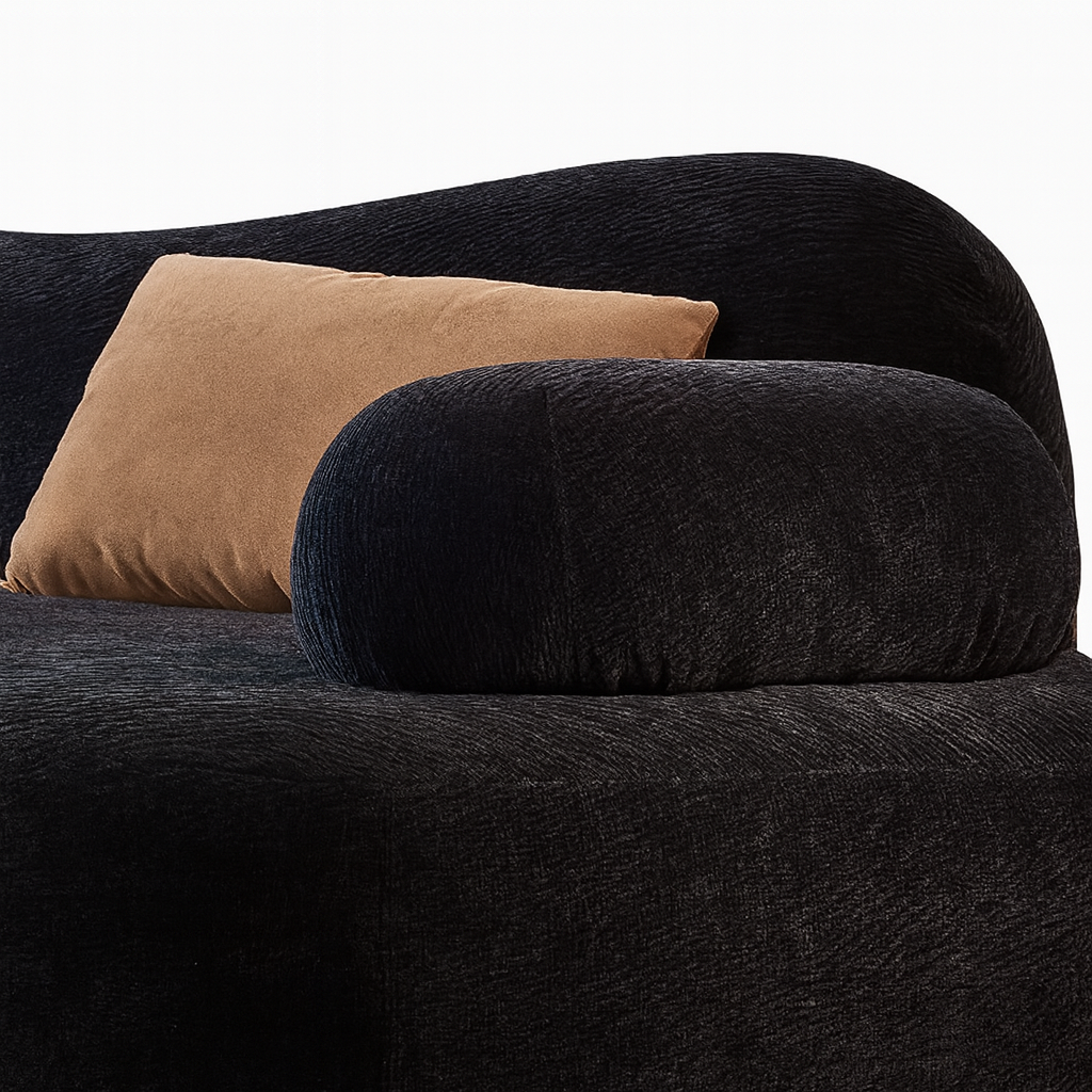 Velvet Curved Sectional Sofa