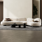 Velvet Curved Sectional Sofa