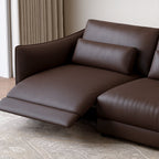 Ashby Top Grain Leather Power Recliner Sofa