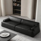 Deacon Minimalist Top Grain Leather Sofa