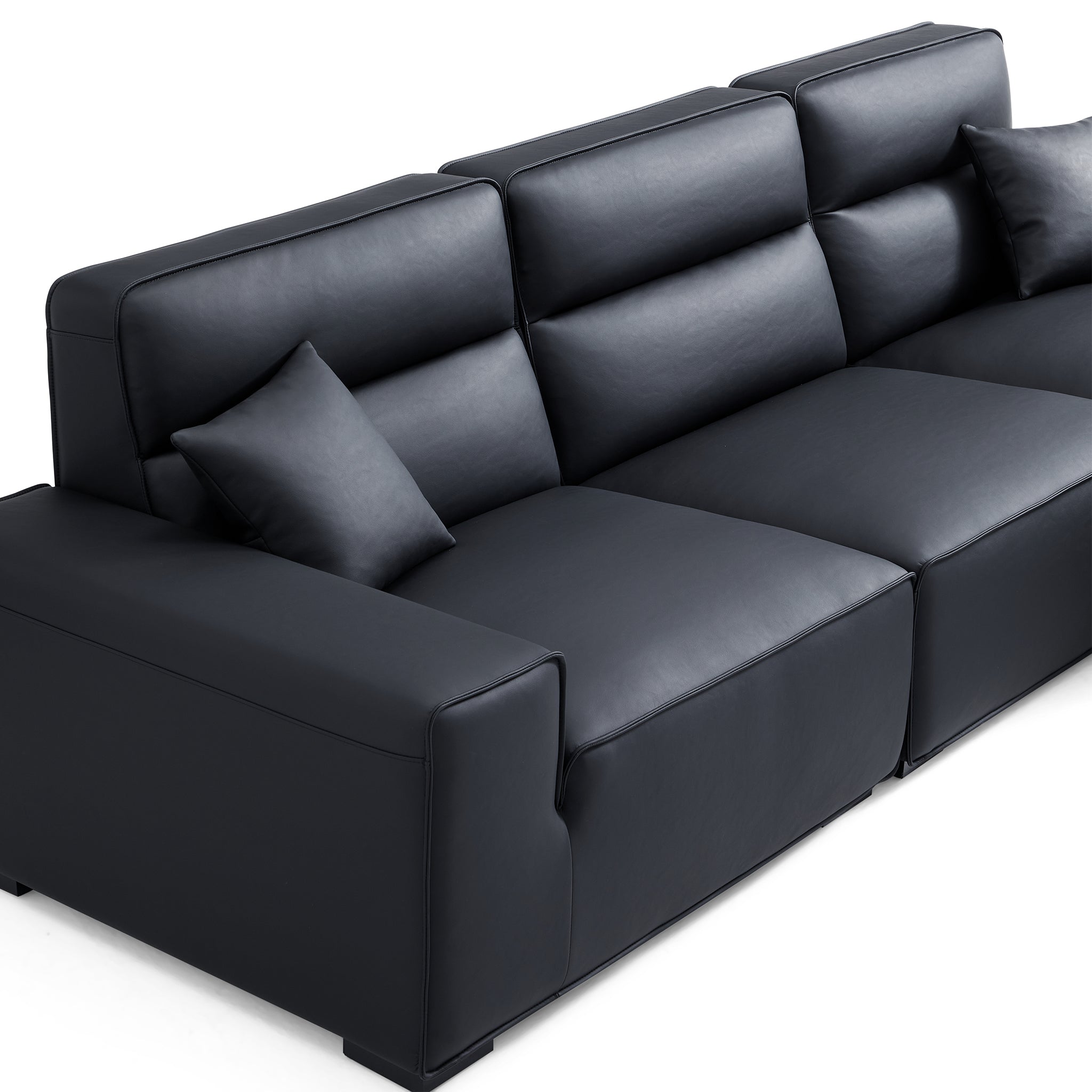 Domus High-Back Modular Leather Sofa