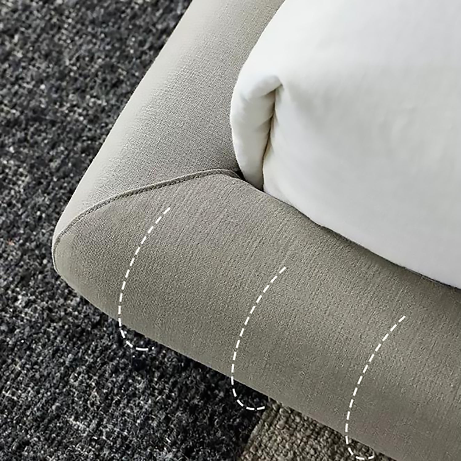 Donut Nap Fabric Bed