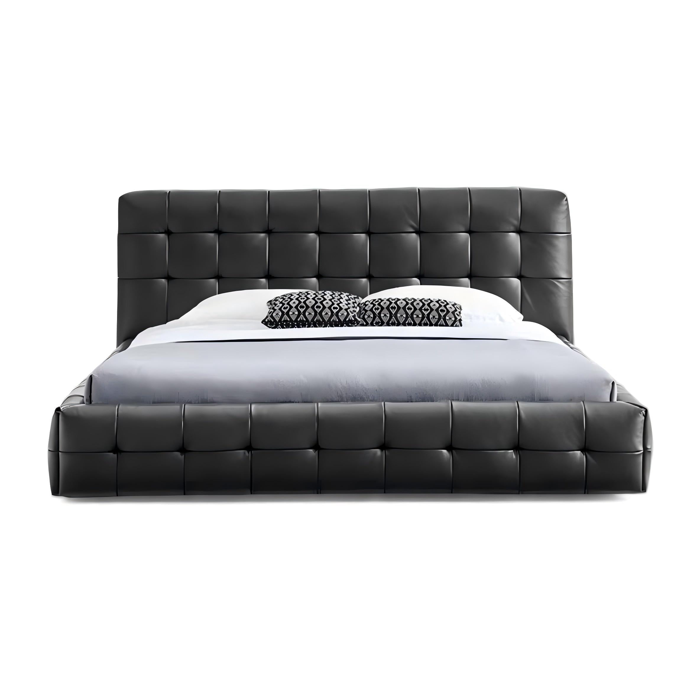 Marshmallow Leather Bed