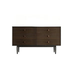 Napoli Dark Walnut Storage Sideboard Cabinet
