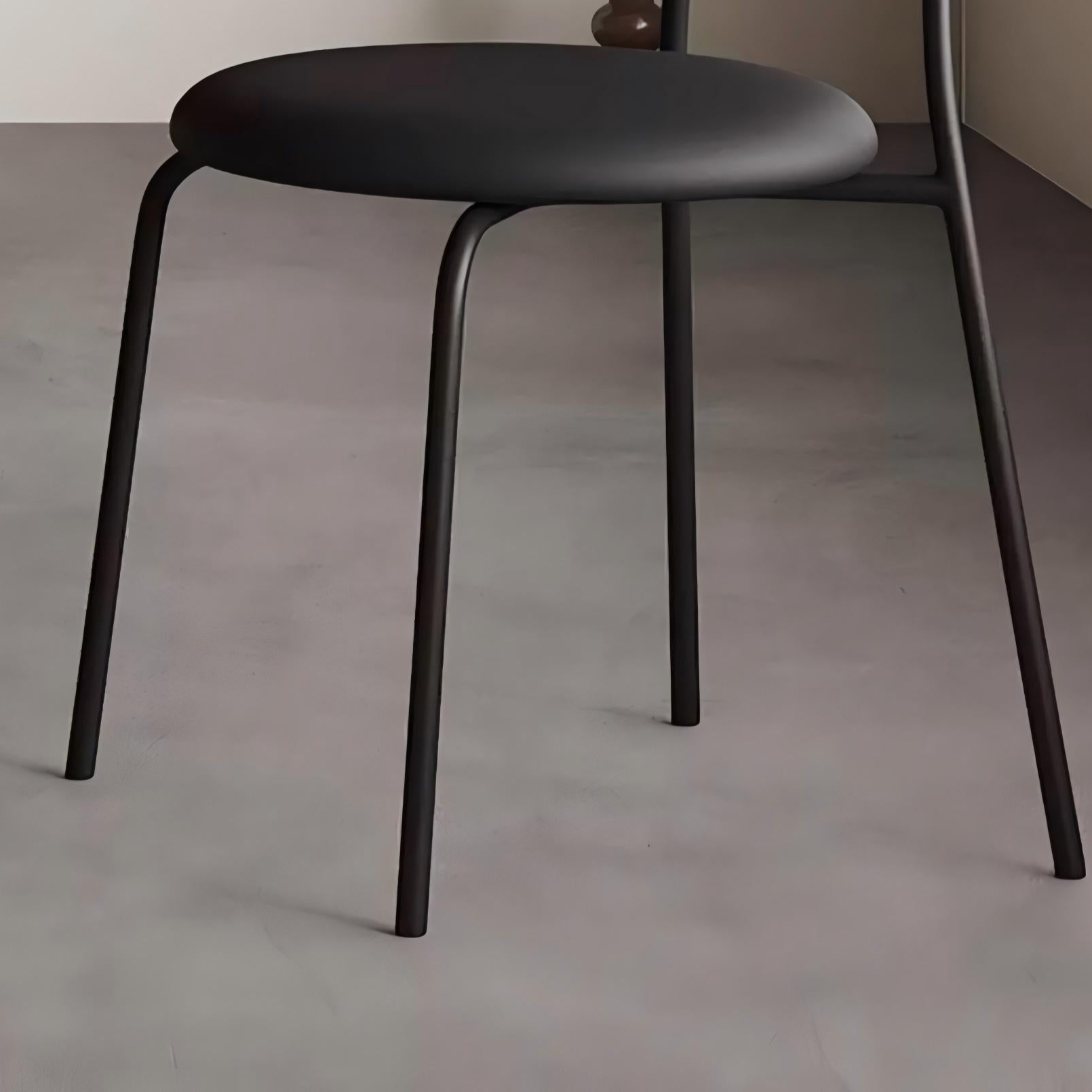 Lunaro Wood & Steel Round Dining Table