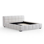 Cushy Boucle Fabric Bed