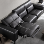 Alto Top Grain Leather Power Recliner Sofa