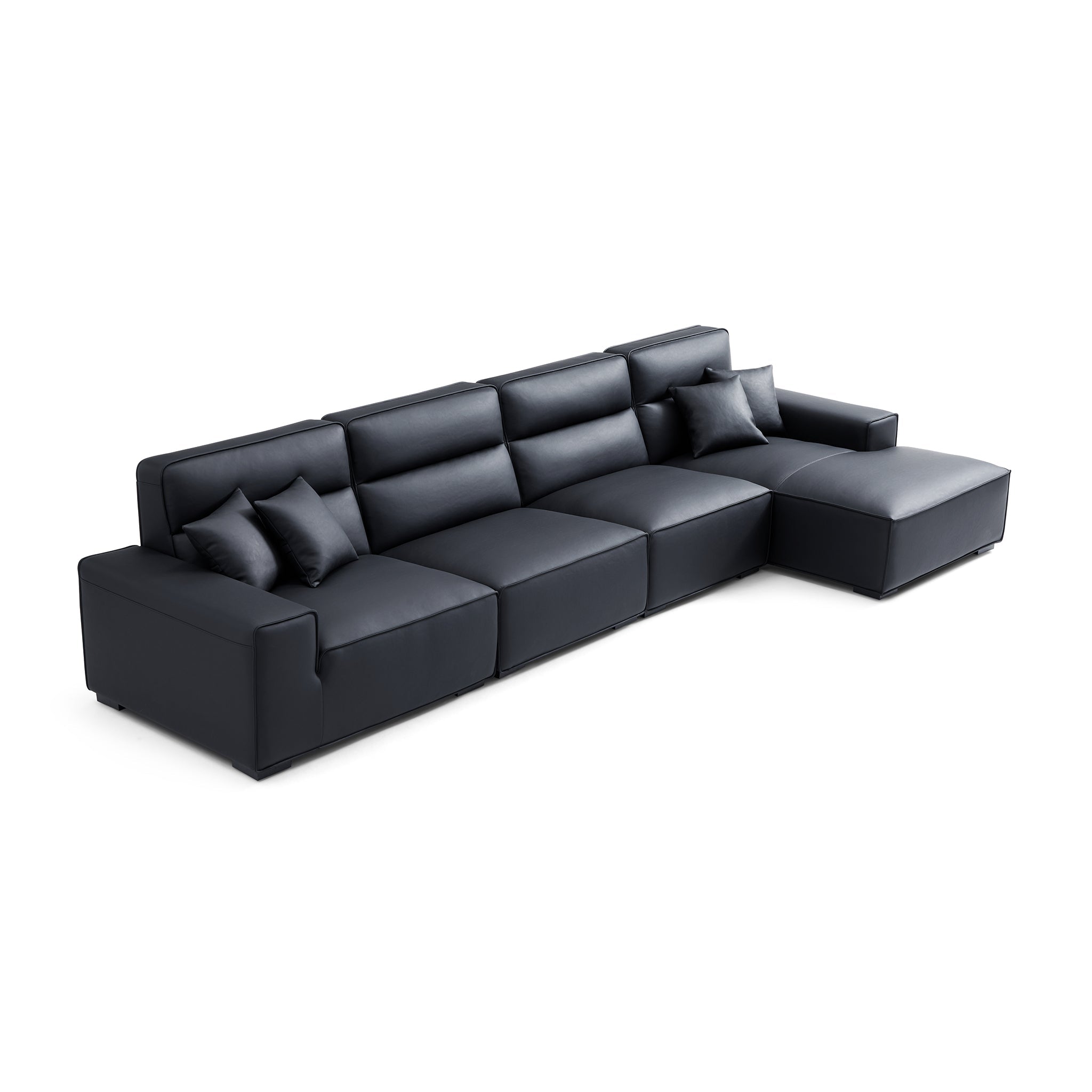 Domus High-Back Modular Leather Sectional