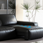 Domus Leather Power Sleeper Sofa