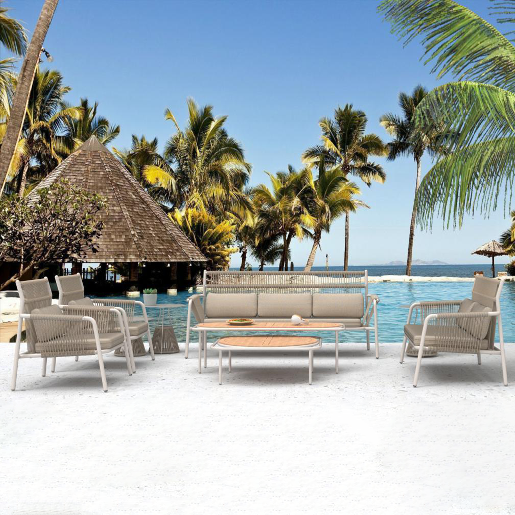 Verde & Azure Outdoor Lounge Set