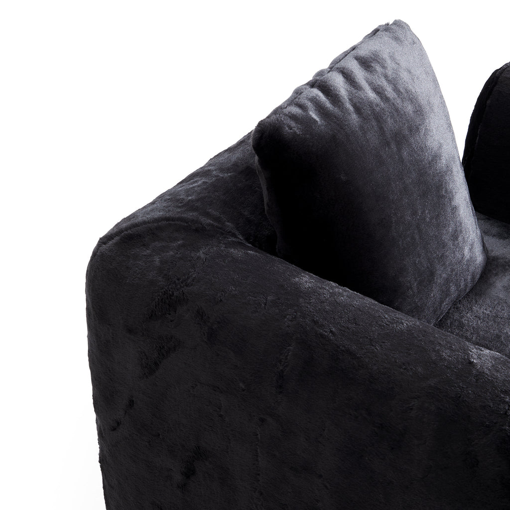 Obsidian Plush Accent Chair