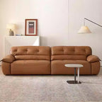Ridhay Leather Sleeper Sofa
