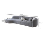 Crescent Bay Wabi-Sabi Gray Sofa