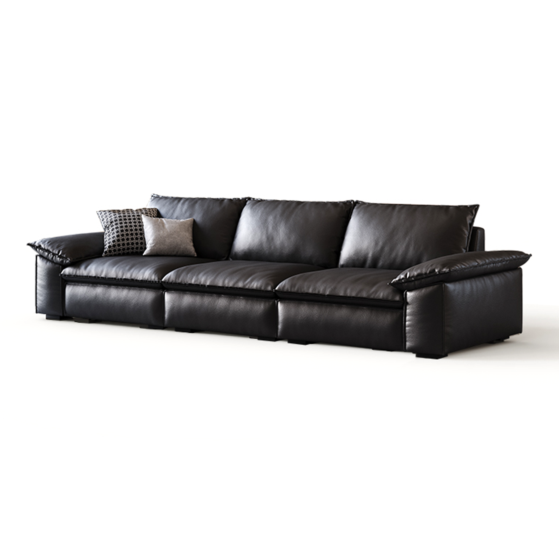 Brownie Modern Luxe Leather Sofa