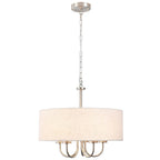 Plafonnier semi-encastré moderne à 5 lampes pour salle à manger, chambre à coucher, salon - N/A