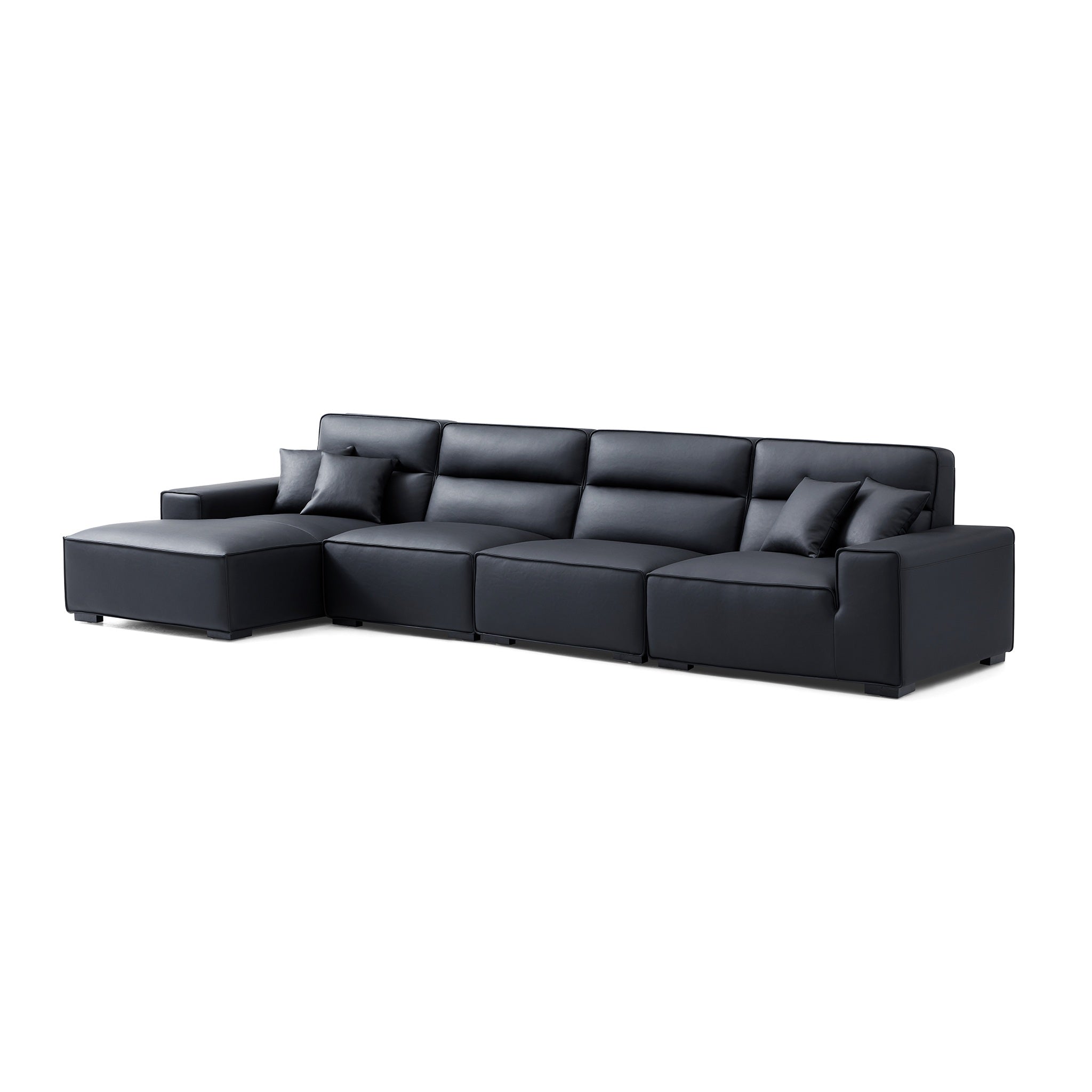 Domus High-Back Modular Leather Sectional