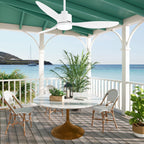 Ventilateur de plafond à DEL de 52 pouces avec télécommande (3 pales)