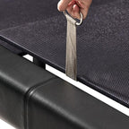 Charcoal Toast Leather Bed