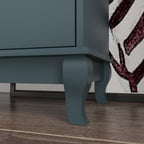 Commode double de 55,1 po de large avec tiroirs de rangement