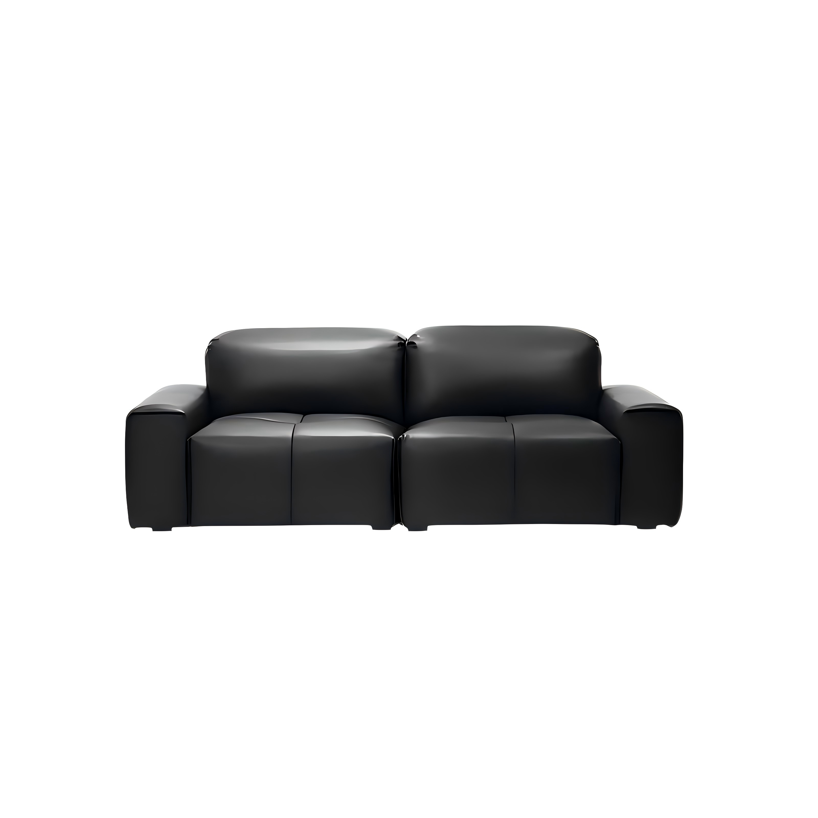 Nero Brown Recliner Leather Lounge Sofa