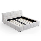 Cushy Boucle Fabric Bed