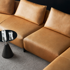 Amber Vintage Leather Sectional