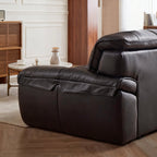 Ridhay Leather Sleeper Sofa