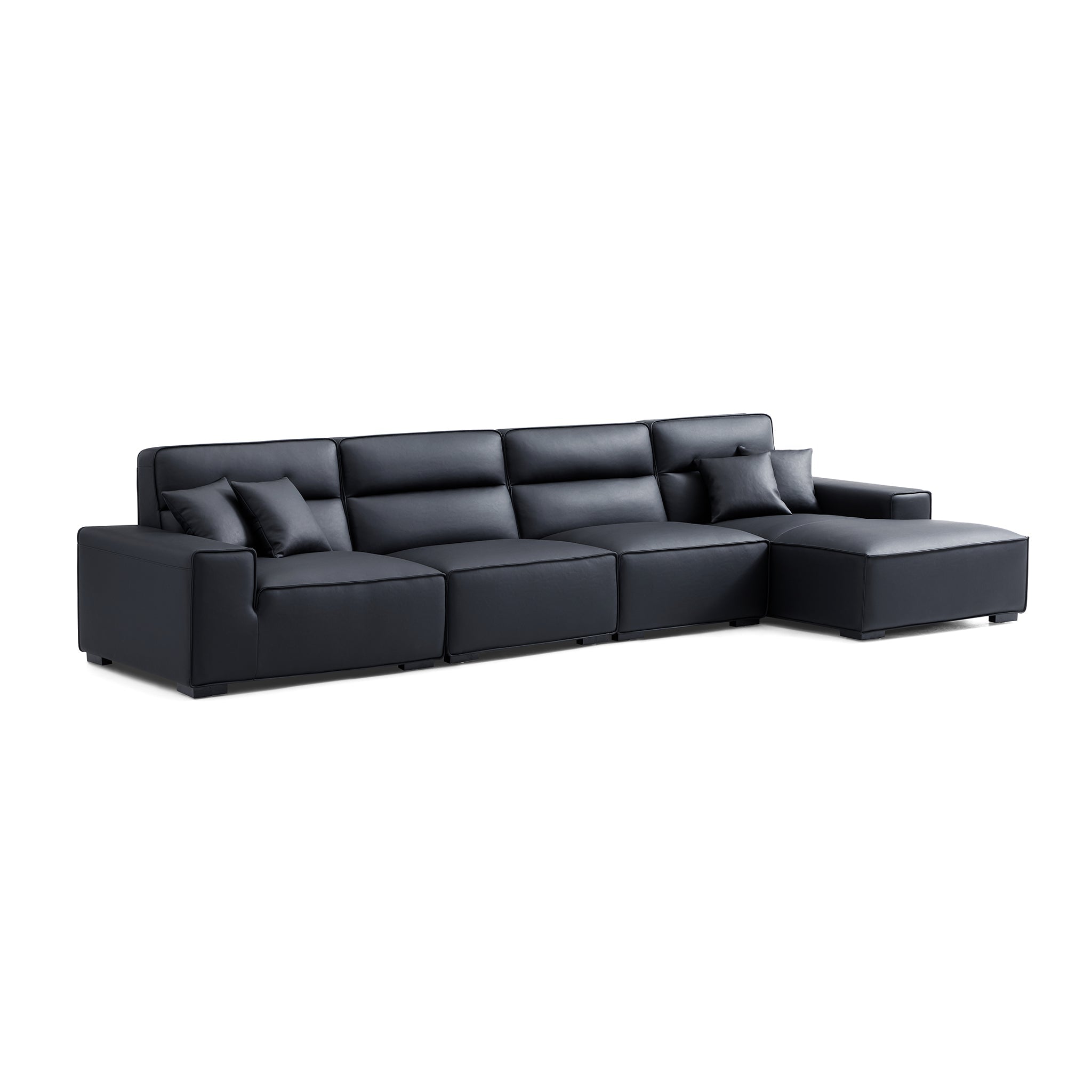 Domus High-Back Modular Leather Sectional