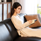 Domus Leather Power Sleeper Sofa