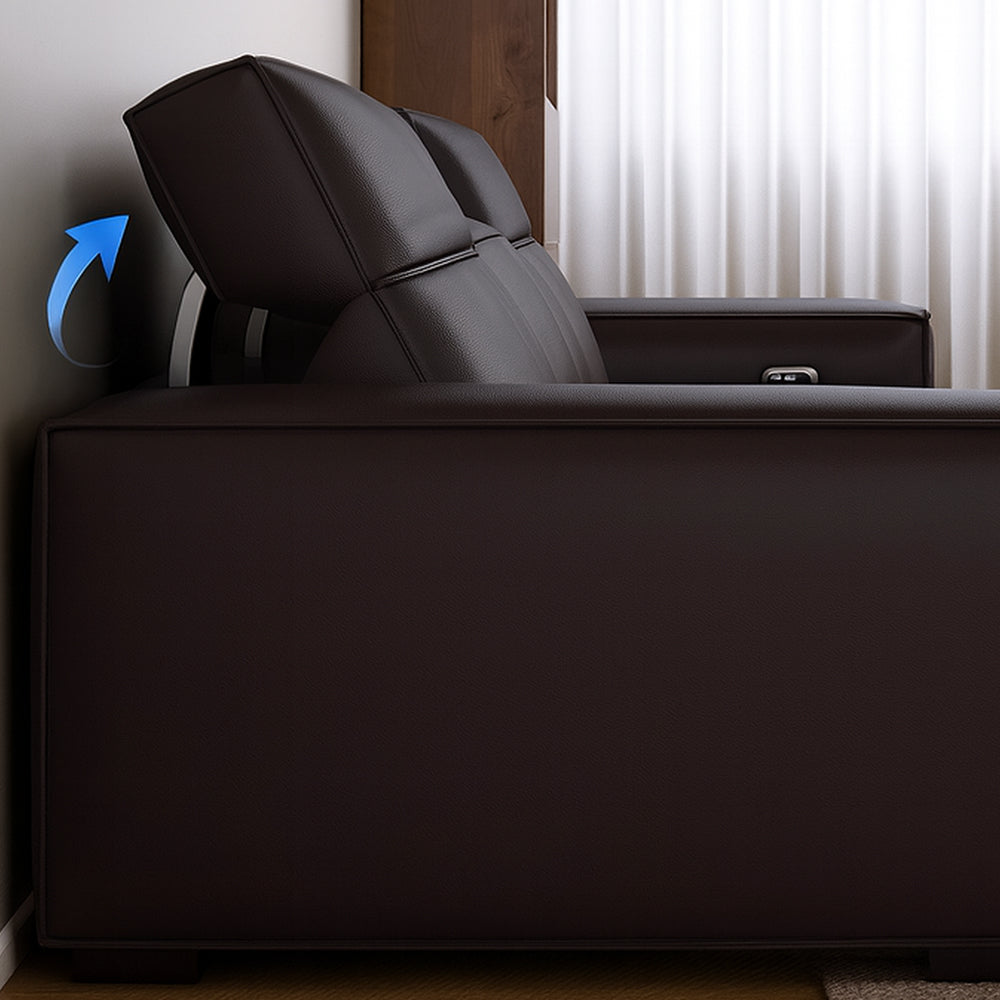 Gallant Top Grain Leather Power Recliner Sofa