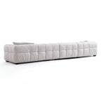Boba Cream Leathaire Sectional Set