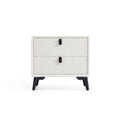 Cushy Boucle Fabric Nightstand