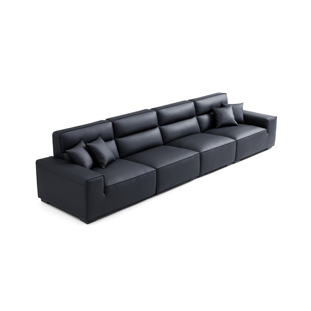 Domus High-Back Modular Leather Sofa