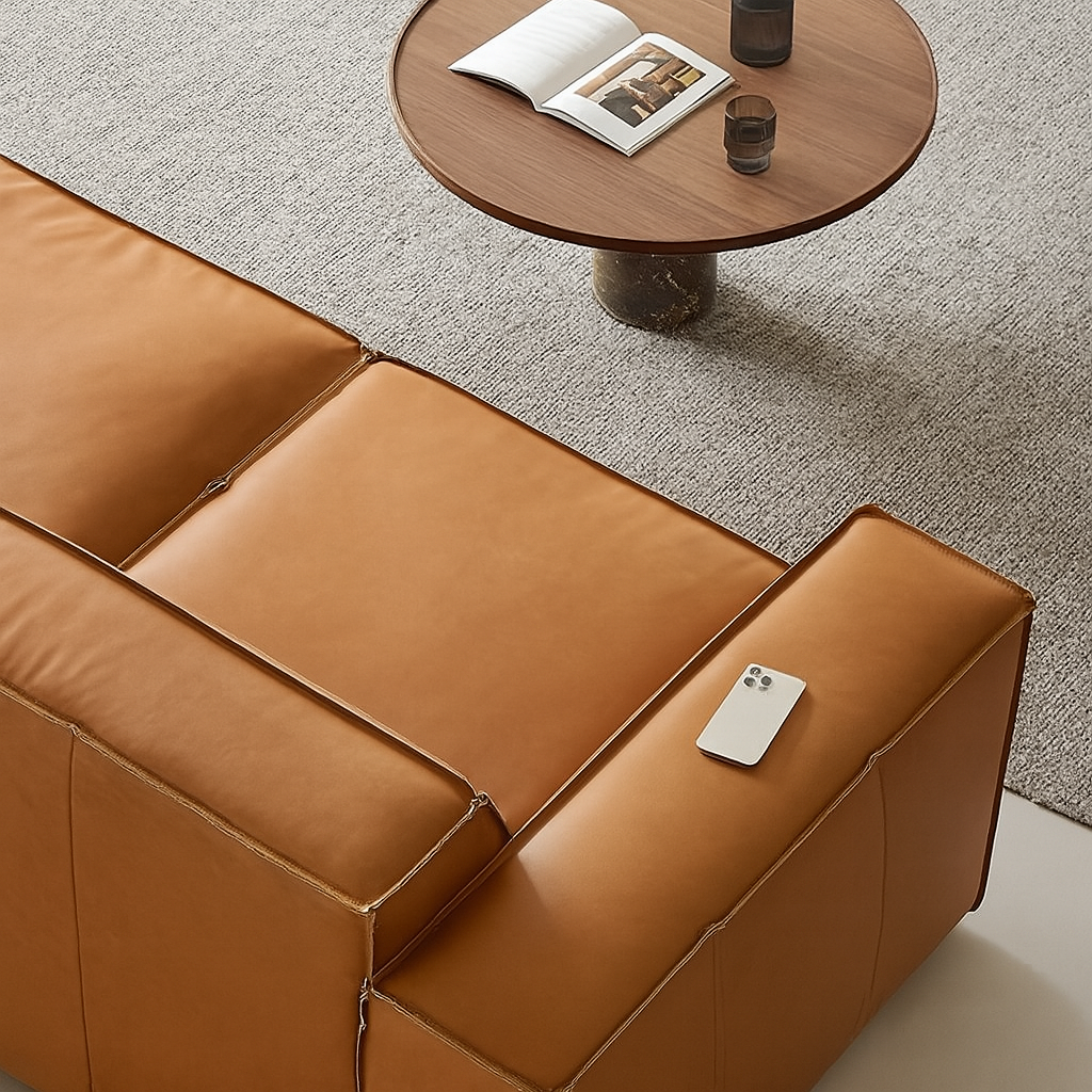 Kendall Italian Top Grain Leather Sofa