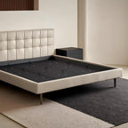 Mocha Slice Leather Bed