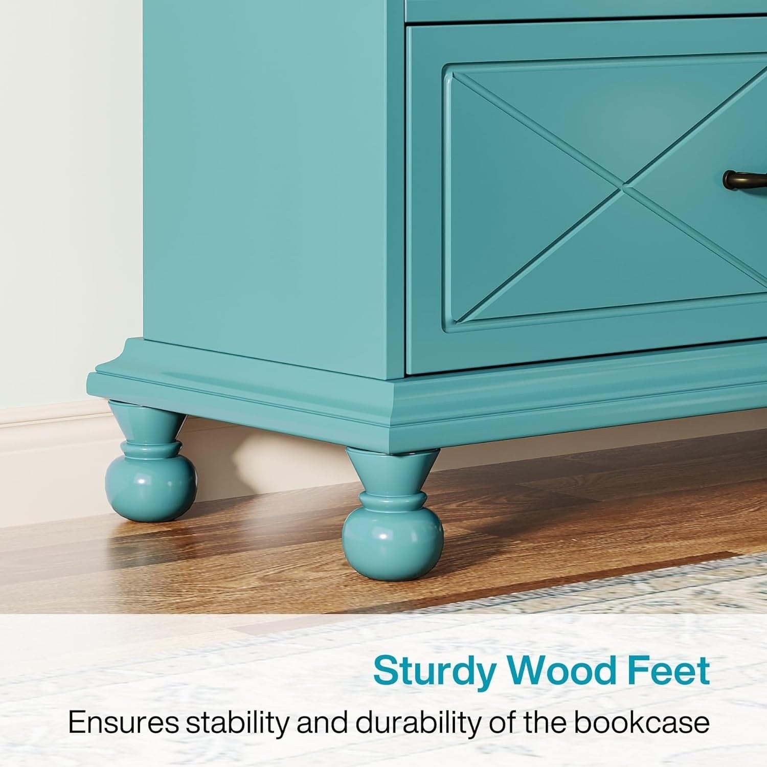 Bibliothèque à 6 étagères avec tiroir 71 pour salon