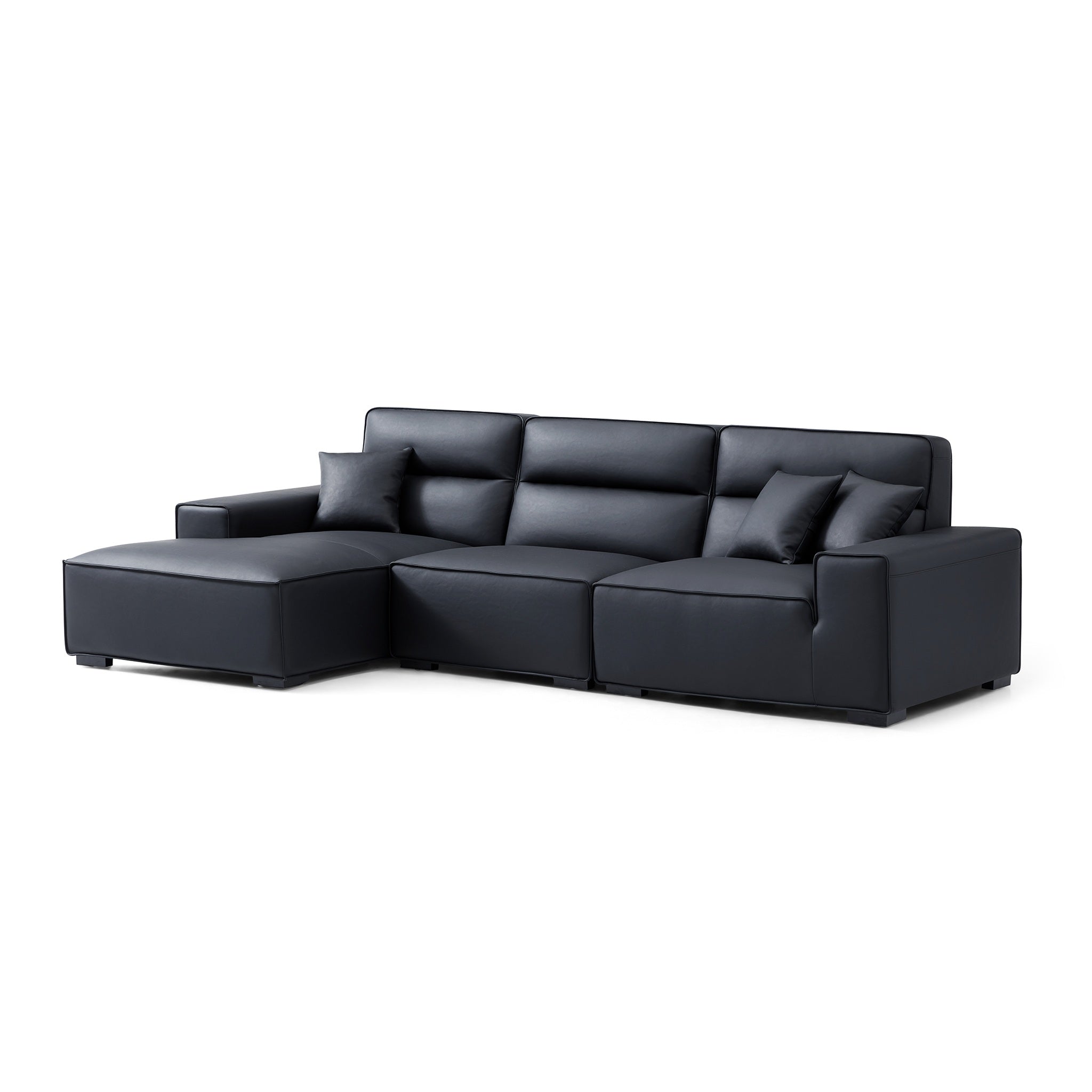 Domus High-Back Modular Leather Sectional