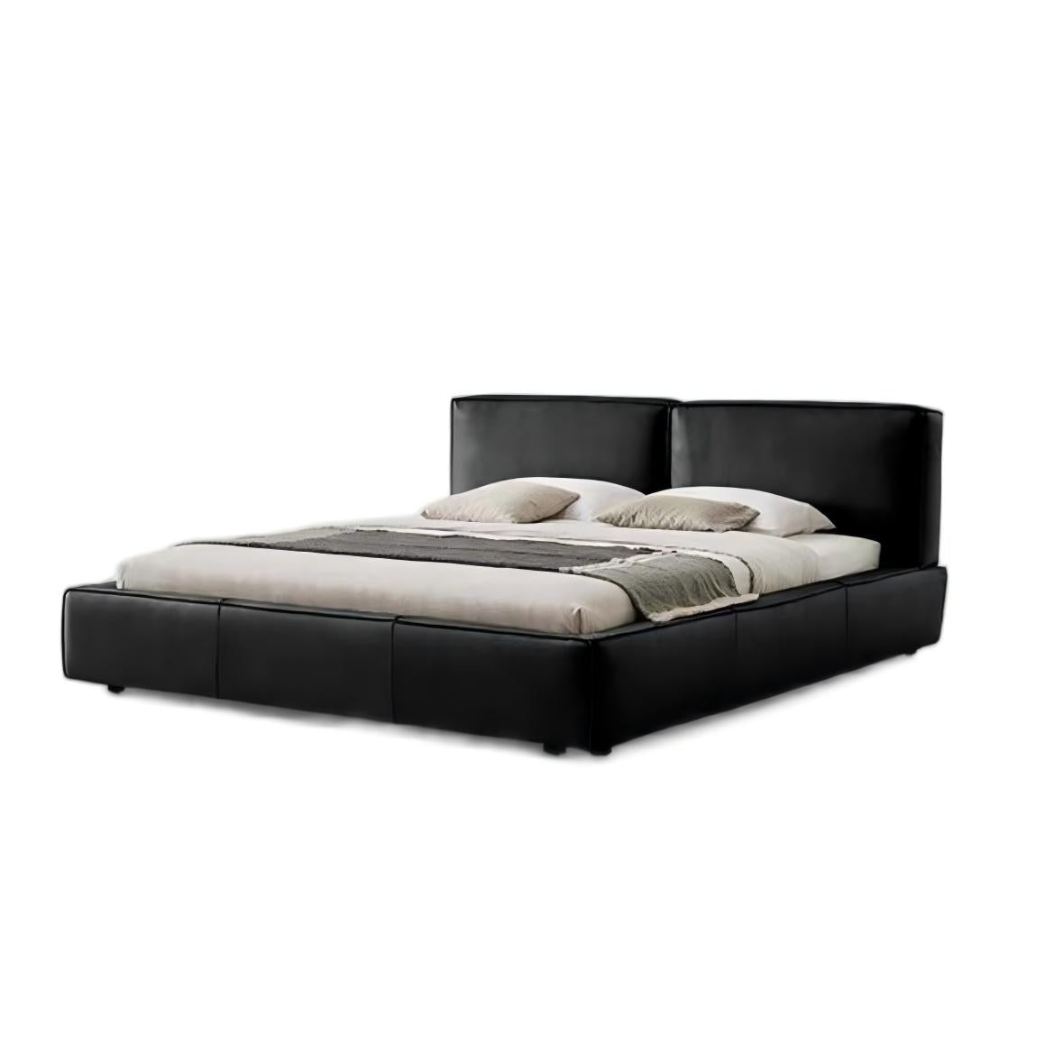 Pudding Leather Bed