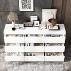 Commode d'appoint à 9 tiroirs 63W pour salon, chambre à coucher