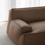 Deacon Modern Nubuck Leather Sofa