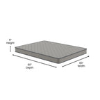 Matelas hybride à ressorts et plateau moyen