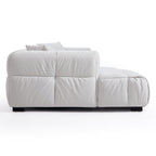 Boba Black Leathaire Sectional