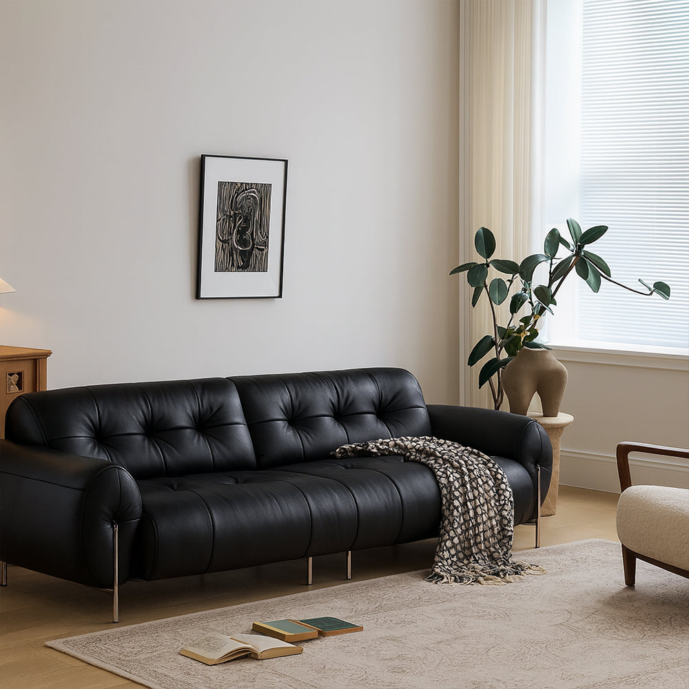 Banning Vintage Leather Sofa