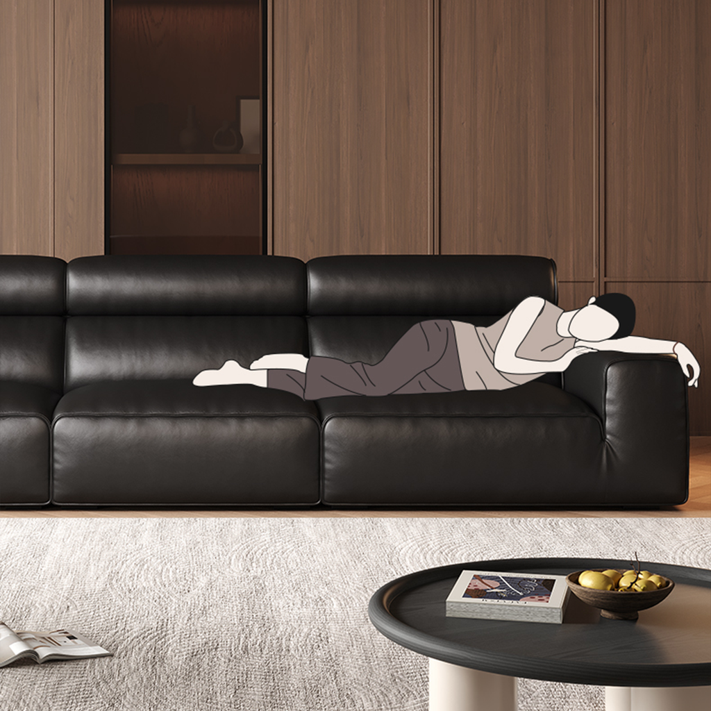 Domus High-Back Modular Leather Sofa