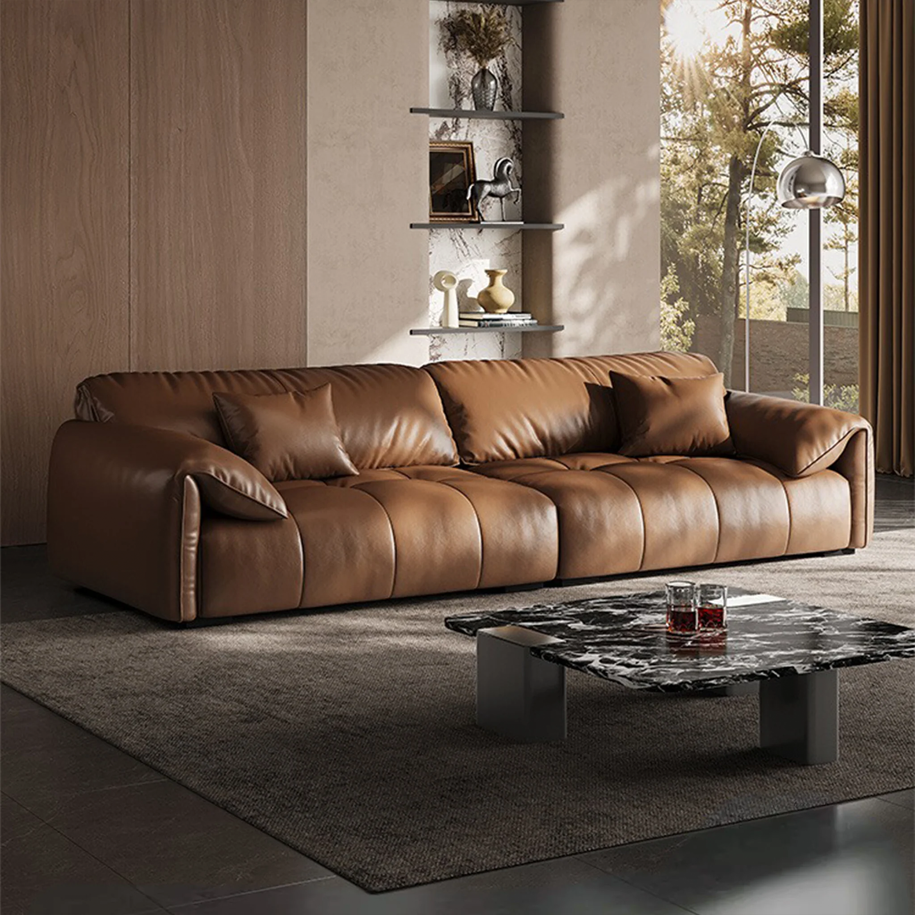 Anorea Contemporary Minimalist Sofa