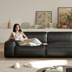 Domus Leather Power Sleeper Sofa