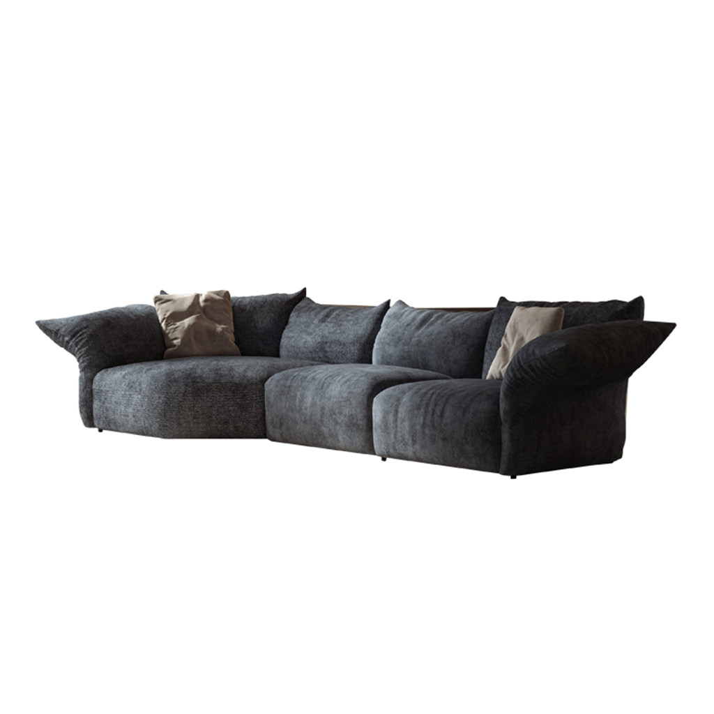 Bloom Curve Chenille Sectional