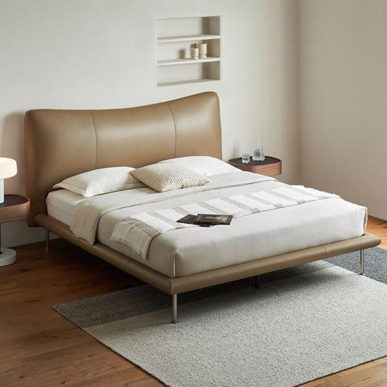 Choco Swirl Leather Bed