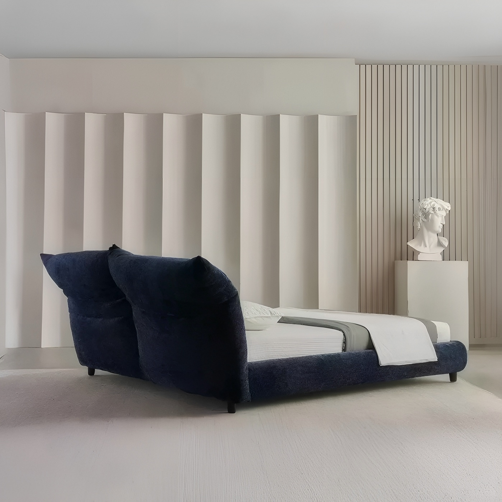 Blueberry Mousse Velvet Bed